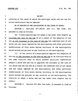 78th Texas Legislature, Regular Session, House Bill 164, Chapter 403