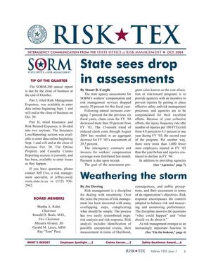 Risk-Tex, Volume 8, Issue 1, October 2004