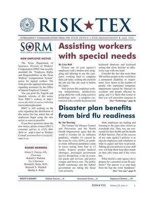 Risk-Tex, Volume IX, Issue 4, August 2006