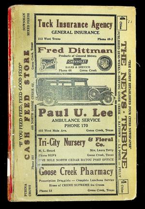 Primary view of object titled 'Southern Publishing Co.’s Tri-City Directory, 1933-34'.