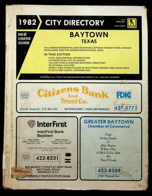 Primary view of object titled 'Johnson’s January, 1982 City Directory for Baytown, Texas Including Crosby, Highlands'.