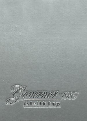 Primary view of object titled 'The Governor, Yearbook of Ross S. Sterling High School, 1985'.