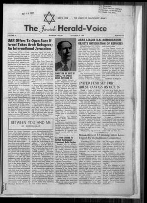 The Jewish Herald-Voice (Houston, Tex.), Vol. 54, No. 29, Ed. 1 Thursday, October 15, 1959