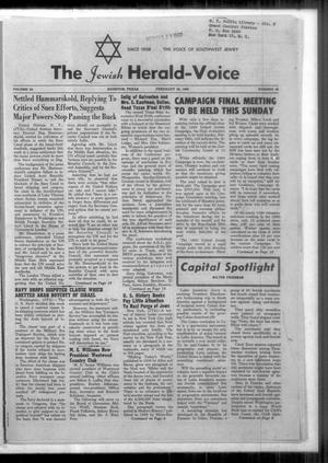 The Jewish Herald-Voice (Houston, Tex.), Vol. 54, No. 48, Ed. 1 Thursday, February 25, 1960
