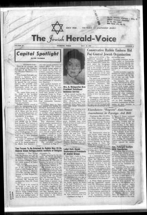 The Jewish Herald-Voice (Houston, Tex.), Vol. 55, No. 8, Ed. 1 Thursday, May 19, 1960