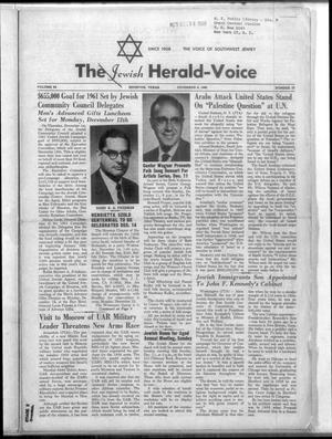 The Jewish Herald-Voice (Houston, Tex.), Vol. 55, No. 37, Ed. 1 Thursday, December 8, 1960