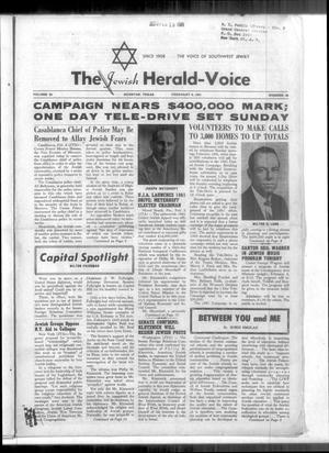 The Jewish Herald-Voice (Houston, Tex.), Vol. 55, No. 46, Ed. 1 Thursday, February 9, 1961