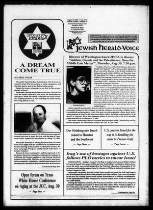 Jewish Herald-Voice (Houston, Tex.), Vol. 82, No. 21, Ed. 1 Thursday, August 23, 1990
