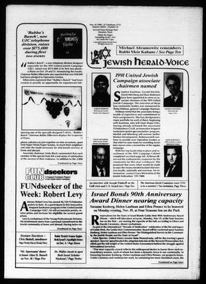 Jewish Herald-Voice (Houston, Tex.), Vol. 82, No. 34, Ed. 1 Thursday, November 15, 1990