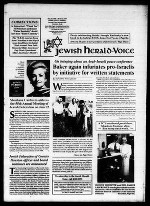Jewish Herald-Voice (Houston, Tex.), Vol. 83, No. 9, Ed. 1 Thursday, May 23, 1991