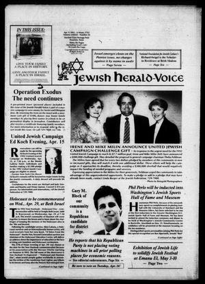 Jewish Herald-Voice (Houston, Tex.), Vol. 83, No. 56, Ed. 1 Thursday, April 9, 1992