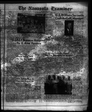 Primary view of object titled 'The Navasota Examiner and Grimes County Review (Navasota, Tex.), Vol. 60, No. [47], Ed. 1 Thursday, August 11, 1955'.