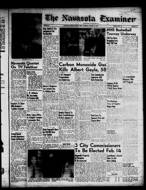 Primary view of object titled 'The Navasota Examiner and Grimes County Review (Navasota, Tex.), Vol. 61, No. 17, Ed. 1 Thursday, January 12, 1956'.