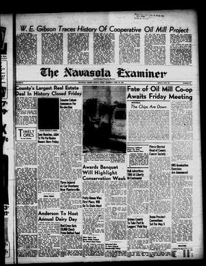Primary view of object titled 'The Navasota Examiner and Grimes County Review (Navasota, Tex.), Vol. 61, No. 32, Ed. 1 Thursday, April 26, 1956'.