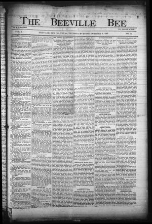 Primary view of The Beeville Bee (Beeville, Tex.), Vol. 2, No. 21, Ed. 1 Thursday, October 6, 1887
