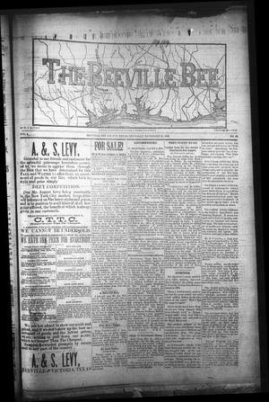 The Beeville Bee (Beeville, Tex.), Vol. 4, No. 26, Ed. 1 Thursday, November 21, 1889