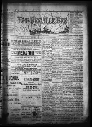 The Beeville Bee (Beeville, Tex.), Vol. [5], No. 26, Ed. 1 Wednesday, November 19, 1890