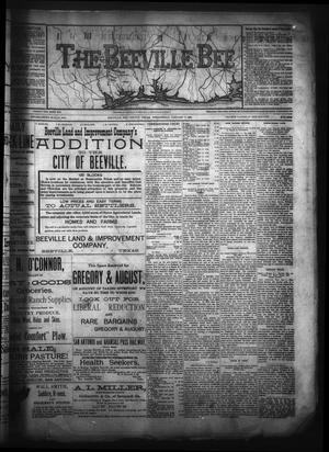 The Beeville Bee (Beeville, Tex.), Vol. [5], No. 33, Ed. 1 Wednesday, January 7, 1891