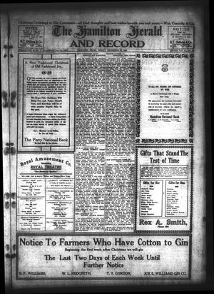 The Hamilton Herald and Record (Hamilton, Tex.), Vol. 46, No. 1, Ed. 1 Friday, December 24, 1920
