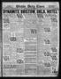 Primary view of Wichita Daily Times (Wichita Falls, Tex.), Vol. 26, No. 155, Ed. 1 Saturday, October 14, 1922