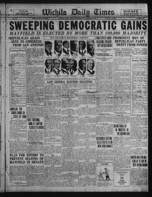 Wichita Daily Times (Wichita Falls, Tex.), Vol. 26, No. 180, Ed. 1 Wednesday, November 8, 1922