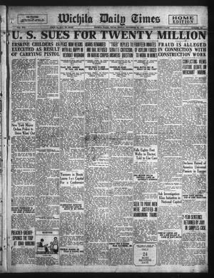 Wichita Daily Times (Wichita Falls, Tex.), Vol. 26, No. 196, Ed. 1 Friday, November 24, 1922
