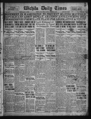 Wichita Daily Times (Wichita Falls, Tex.), Vol. 26, No. 205, Ed. 1 Sunday, December 3, 1922