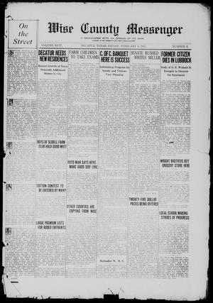 Wise County Messenger (Decatur, Tex.), Vol. 46, No. 6, Ed. 1 Friday, February 6, 1925
