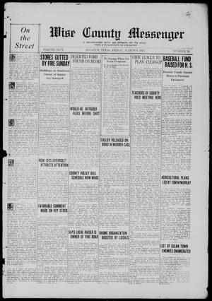 Wise County Messenger (Decatur, Tex.), Vol. 46, No. 10, Ed. 1 Friday, March 6, 1925