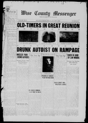 Wise County Messenger (Decatur, Tex.), Vol. 46, No. 32, Ed. 1 Friday, August 7, 1925