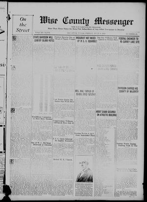 Wise County Messenger (Decatur, Tex.), Vol. 47, No. 28, Ed. 1 Friday, July 9, 1926