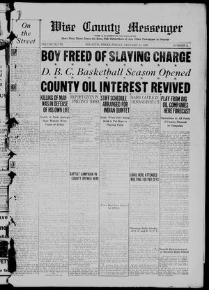 Wise County Messenger (Decatur, Tex.), Vol. 48, No. 2, Ed. 1 Friday, January 14, 1927
