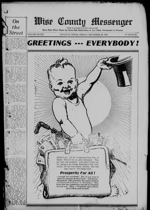 Wise County Messenger (Decatur, Tex.), Vol. 48, No. 53, Ed. 1 Friday, December 30, 1927