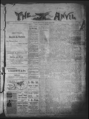 The Anvil (Castroville, Tex.), Vol. 5, No. 2, Ed. 1 Saturday, August 16, 1890