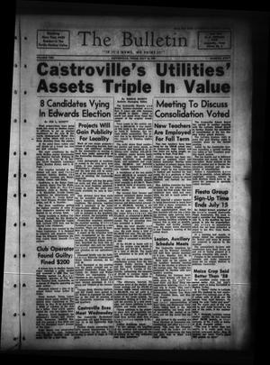 The Bulletin (Castroville, Tex.), Vol. 2, No. 8, Ed. 1 Wednesday, July 15, 1959