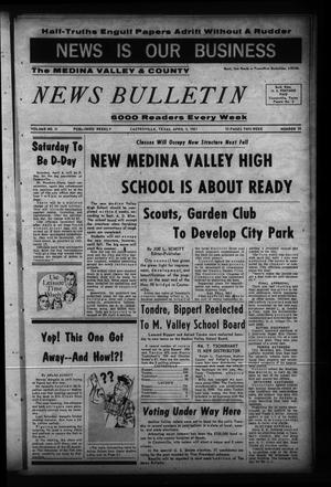 The Medina Valley & County News Bulletin (Castroville, Tex.), Vol. 2, No. 10, Ed. 1 Wednesday, April 5, 1961