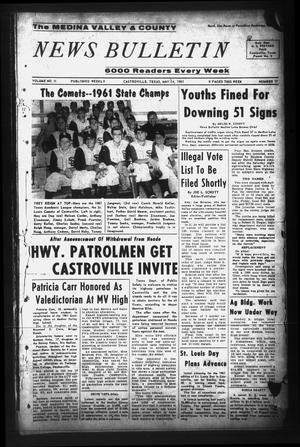 The Medina Valley & County News Bulletin (Castroville, Tex.), Vol. 2, No. 17, Ed. 1 Wednesday, May 24, 1961