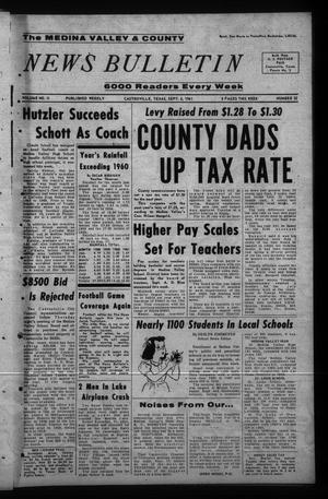 The Medina Valley & County News Bulletin (Castroville, Tex.), Vol. 2, No. 32, Ed. 1 Wednesday, September 6, 1961