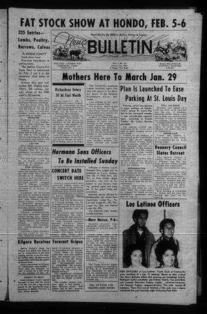 News Bulletin (Castroville, Tex.), Vol. 2, No. 52, Ed. 1 Wednesday, January 24, 1962