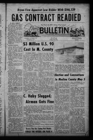 Primary view of News Bulletin (Castroville, Tex.), Vol. 3, No. 13, Ed. 1 Wednesday, April 25, 1962