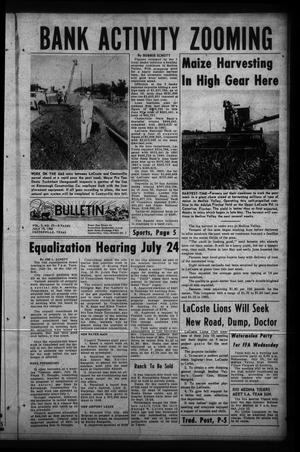 News Bulletin (Castroville, Tex.), Vol. 3, No. 25, Ed. 1 Wednesday, July 18, 1962