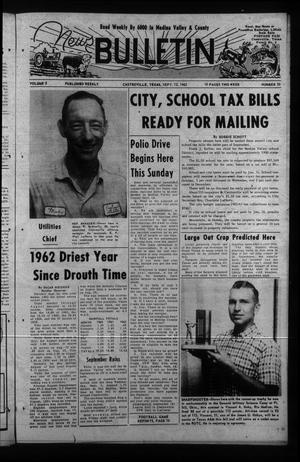 News Bulletin (Castroville, Tex.), Vol. 3, No. 33, Ed. 1 Wednesday, September 12, 1962