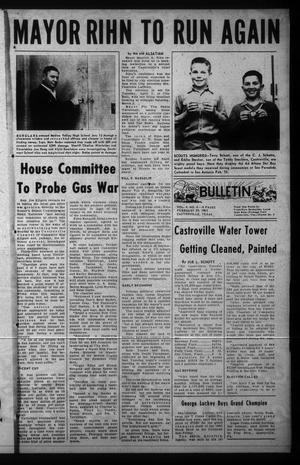 News Bulletin (Castroville, Tex.), Vol. 4, No. 4, Ed. 1 Wednesday, February 20, 1963