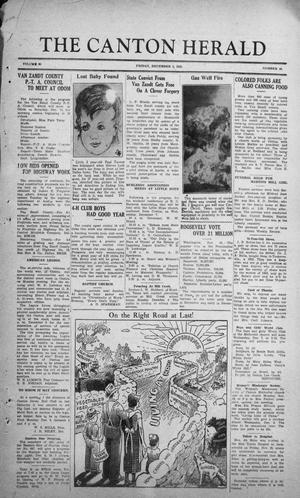 The Canton Herald (Canton, Tex.), Vol. 50, No. 49, Ed. 1 Friday, December 2, 1932