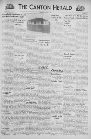 Primary view of object titled 'The Canton Herald (Canton, Tex.), Vol. 66, No. 23, Ed. 1 Thursday, June 3, 1948'.