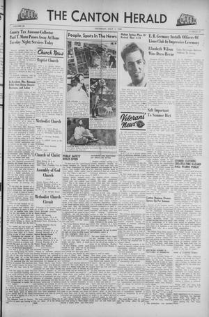 Primary view of object titled 'The Canton Herald (Canton, Tex.), Vol. 66, No. 27, Ed. 1 Thursday, July 1, 1948'.