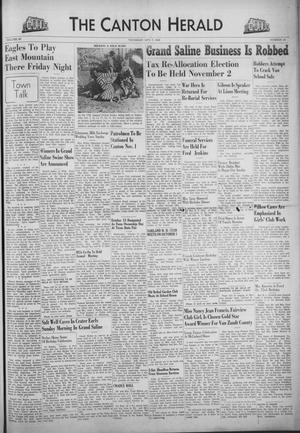 The Canton Herald (Canton, Tex.), Vol. 66, No. 41, Ed. 1 Thursday, October 7, 1948