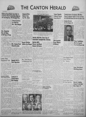 The Canton Herald (Canton, Tex.), Vol. 67, No. 10, Ed. 1 Thursday, March 10, 1949