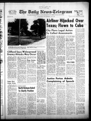 Primary view of object titled 'The Daily News-Telegram (Sulphur Springs, Tex.), Vol. 90, No. 169, Ed. 1 Wednesday, July 17, 1968'.