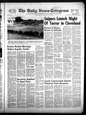 Primary view of object titled 'The Daily News-Telegram (Sulphur Springs, Tex.), Vol. 90, No. 175, Ed. 1 Wednesday, July 24, 1968'.